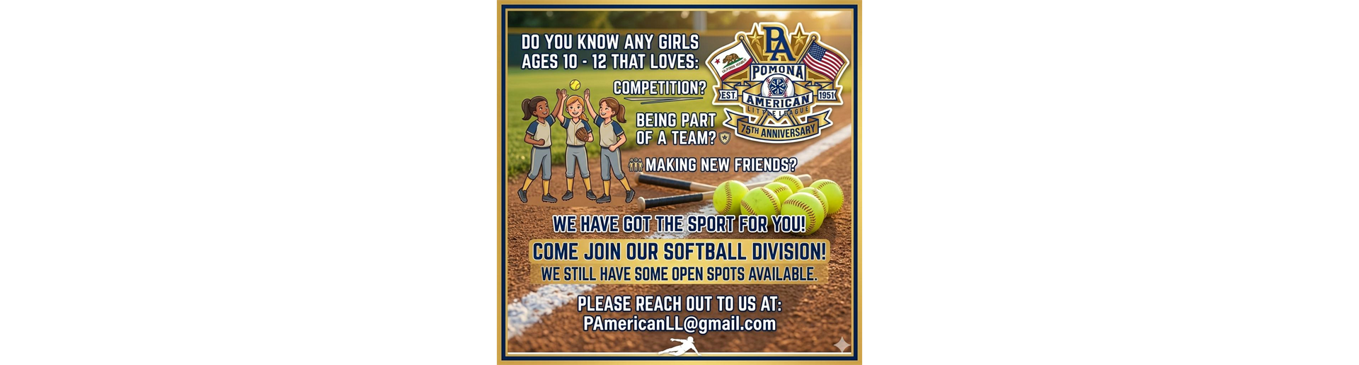 Softball Players Wanted!